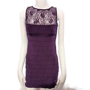 Bebe Purple Dress Size S